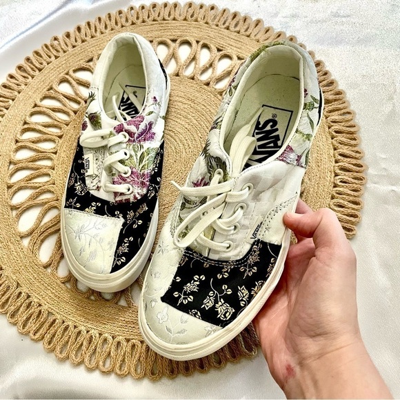 Vans Brocade Era Sneakers in Patchwork Size 5.5 - Picture 2 of 10